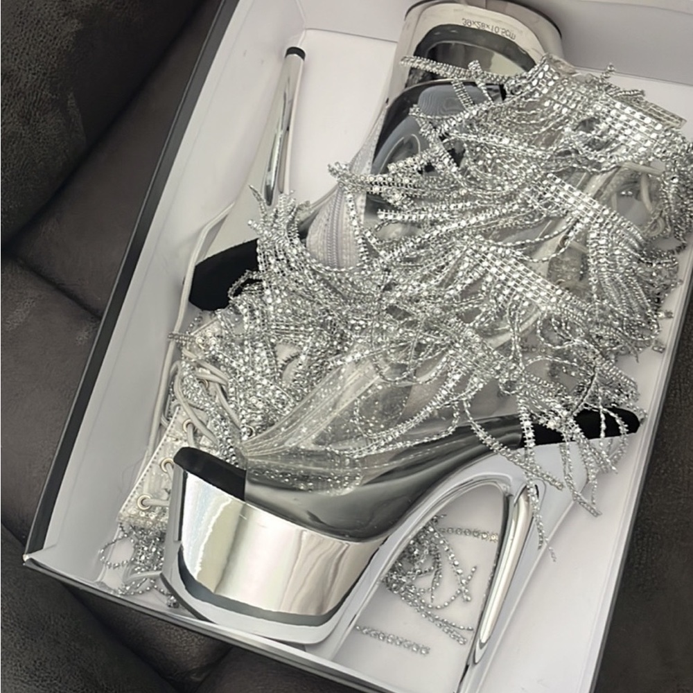 Brand new pleasers only wore once still in original box and all